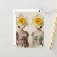 The Daffodil Head Women Postcard