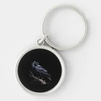 Crow, F-Caw-F Funny Bird Funny Quote Keychain