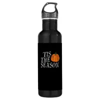 Tis The Season Cute Halloween Pumpkin Stainless Steel Water Bottle