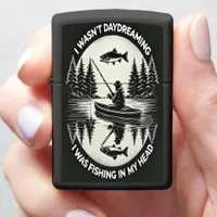 Daydreaming on a Quiet Lake Zippo Lighter