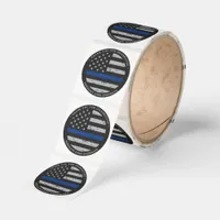 Police Retirement Thin Blue Line Thank You Classic Round Sticker