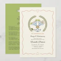 Summer Margs & Matrimony Bachelorette Weekend Invitation