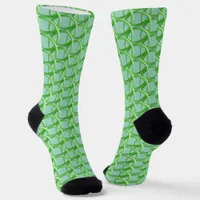 Socks - Interlocking Green Rings