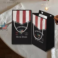 US 250 We the People Patriotic Anniversary Watch Small Gift Bag