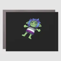 Goblincore Asexual Pride Goblin Classic Car Magnet