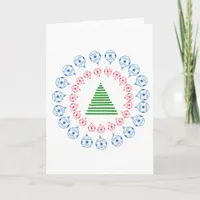 Card - Greeting - Xmas Tree and Decorations