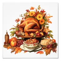 Thanksgiving  photo print