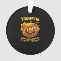 Trumpkin Halloween - Make Halloween Great Again Cl Ornament
