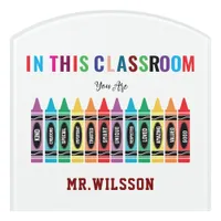 Welcome to the Classroom Back to School Banner Door Sign