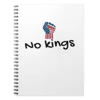 No Kings In America Classic Minimal Clean Notebook