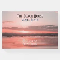 Beach Hotel Vacation House Welcome Guest Book