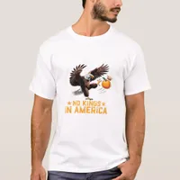 No Kings In America We The People Political Retro  T-Shirt