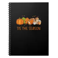 Tis The Season Football Pumpkin Spice Everything F Notebook
