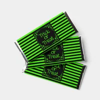 Halloween Slime Green Trick or Treat  Hershey Bar Favors