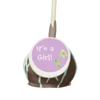 Purple Cake Pops for Baby Shower