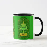 Celtic Christmas Tree Mug