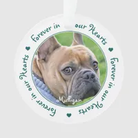 Custom Photo Keepsake Pet Memorial Ornament