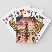 Plaza Light Pink Grunge Poker Cards