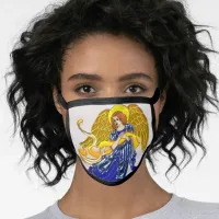 Radiant Guardian Angel  Face Mask