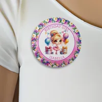 Ballet Themed Girl's Birthday Party Button