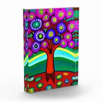 Pretty Colorful Whimsical Folk Art  Photo Block