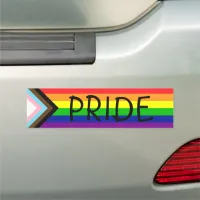 Pride LGBTQi+ Pride and Support  Car Magnet