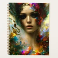 A beautiful fantasy woman planner