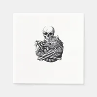 Till Death Do Us Part Quote Classic Design Napkins