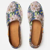 Pretty Pink Apple Blossom Flowers Elegant Floral Espadrilles