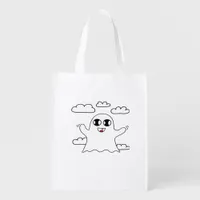 Cute Little Boo Creative Style Grocery Bag