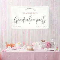 Welcome Script Name Year Graduation Party Banner