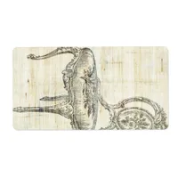 Vintage French Chair 2 Label