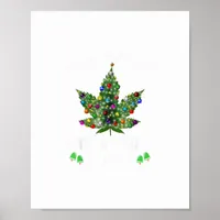 Let's Get Lit Christmas In July Christmas Tree Poster