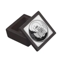 State Quarter of Indiana Reverse Side Faux Keepsake Box