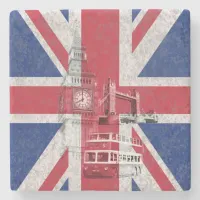 Flag and Symbols of Great Britain ID154 Stone Coaster