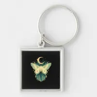 Moth Fairycore Goblincore Whimsigoth Cottagecore Keychain