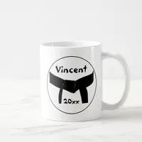 Martial Arts Basic Black Belt Coffee Mug