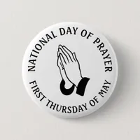 First Day of Prayer Religious Holiday Button