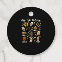 Tis Season Santa Hat Retro Vintage  Favor Tags