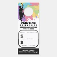 *~* QR Quote Estimate Exterior House Painting  Door Hanger