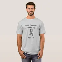 Parkinson's Disease Awareness Ribbon Shirt