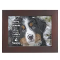 Pet Photo Memorial - Add Your Photo - Pet Memorial Keepsake Box