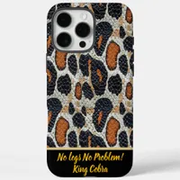 Vibrant snake skin patterns in nature iPhone 16 pro max case