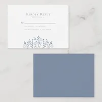 BUDGET Wildflower Floral Wedding RSVP Card