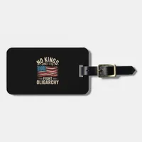 No Kings In America Since 1776  Oligarchy Patrioti Luggage Tag