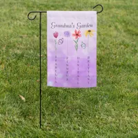 Grandma's Garden  Personalized   Garden Flag