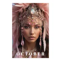 *~ OCTOBER Headdress TOURMALINE  OPAL AP53 Photo Print