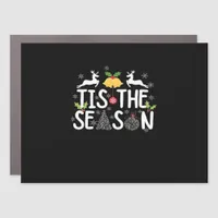 Tis The Season Classic Minimal Clean Car Magnet