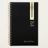 Artistic Detail Black & Gold Non Dated Planner