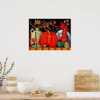 Autumn Festive Table 24x18 Poster